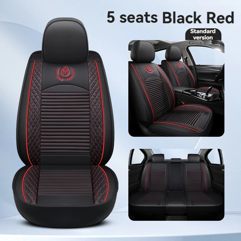 

5 Seats Four Season Universal Car Leather Seat Cover For Volvo S60L S90/XC60/XC90/V50/V60/XC40 /CX70 Auto Accessories Protector