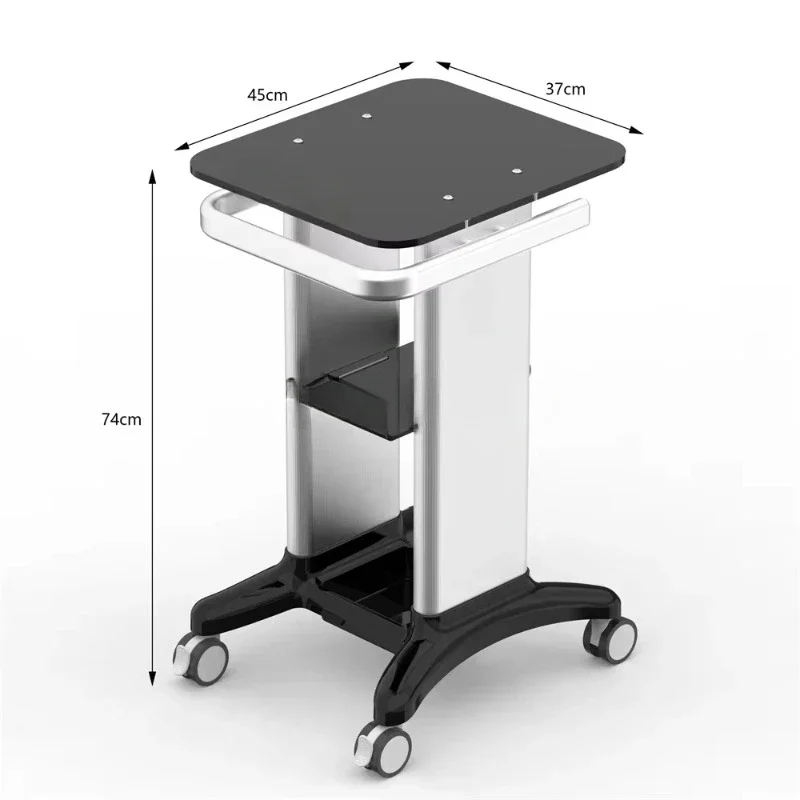 

Portable acrylic face machine trolley