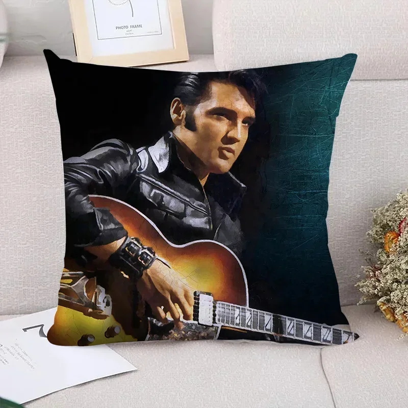 Cushion Cover 40*40 Elvis Pillow Cases Decorative Cushions Cover for Sofa Covers for Bed Pillows Pillowcase Car Decoration 45*45