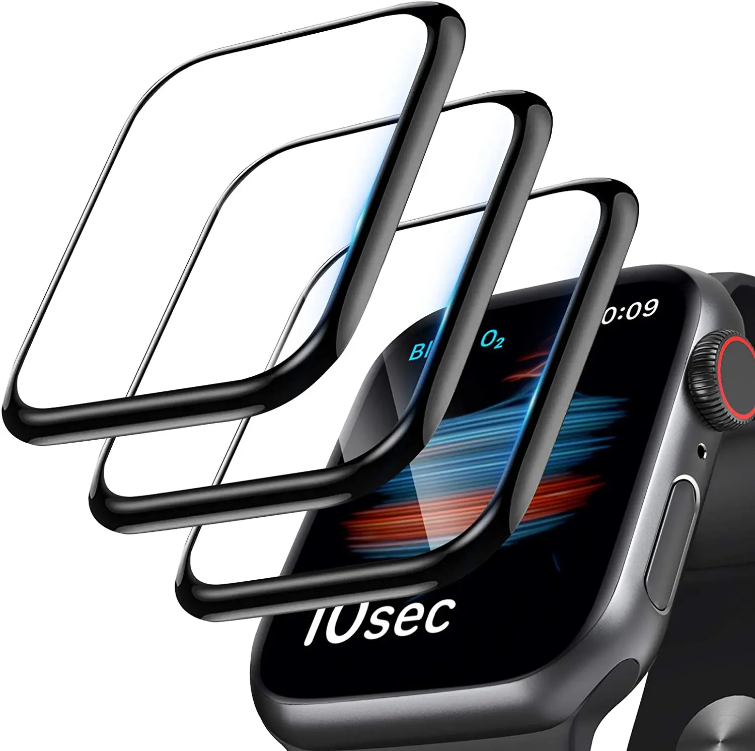 

Защитная пленка для Apple Watch, стекло 9HD для iWatch 8 7 6 5 4 3 SE, аксессуары для смарт-часов, 45 мм 44 мм 40 мм 42 мм 38 мм 41 мм