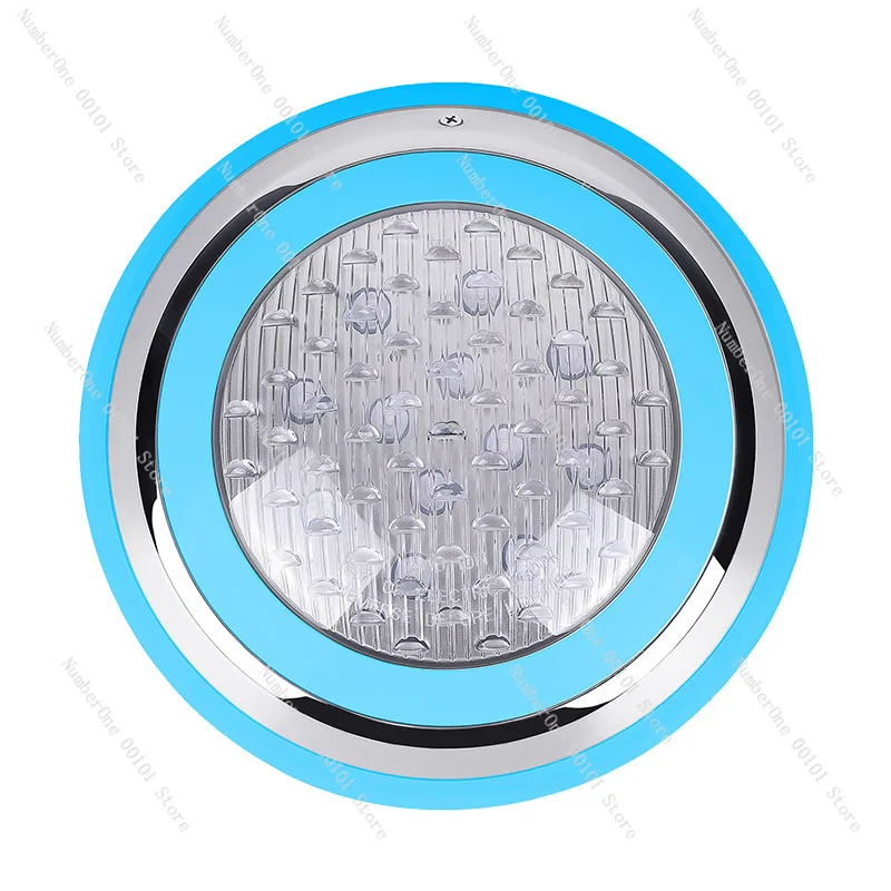 18W Stainless Steel LED Swimming Pool Light, 12V RGB Color Underwater Wall Lamp for Garden Pond Fountain
