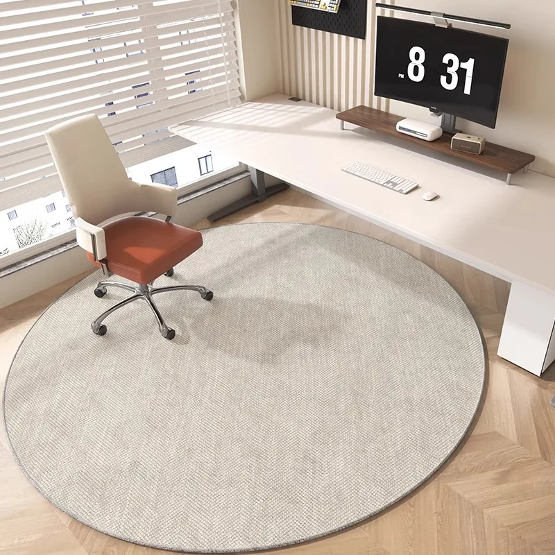 

Dandelion Line Art Round Rug – Minimalist Fresh Non-Slip Mat for Study Room & Workspace