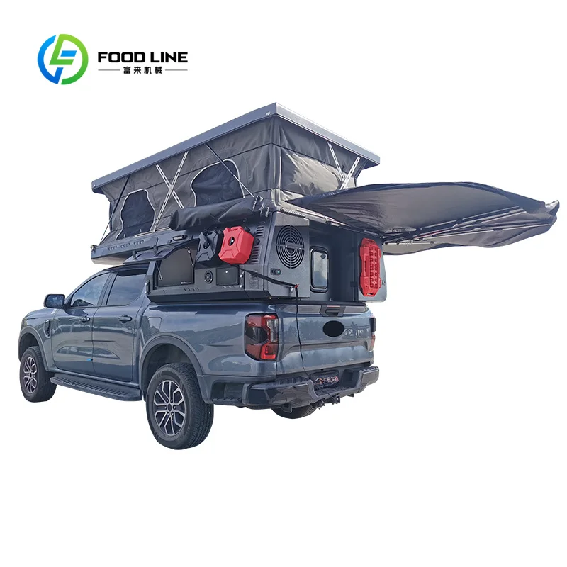Customized Hard Shell Truck Bed Camper With Lift System And Rear Entry Door For Off Road Camping Bulk Purchase Save Money