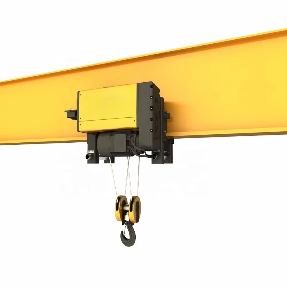 5 Ton Ceiling Top Running Electric Wire Rope Hoist Workshop Overhead Crane for Sale