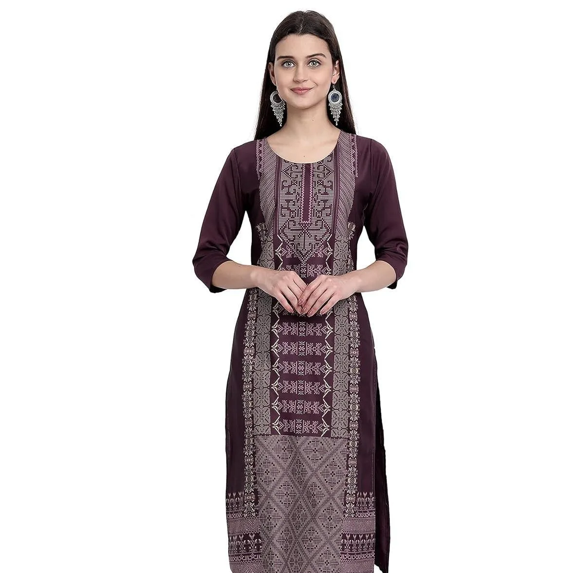 مسلم كورت موضة عادية شق تنحنح مستقيم أنبوب عادية العرقية الطاووس عباية المرأة Abito Donna Musulmana الفتيات فستان الصلاة #4