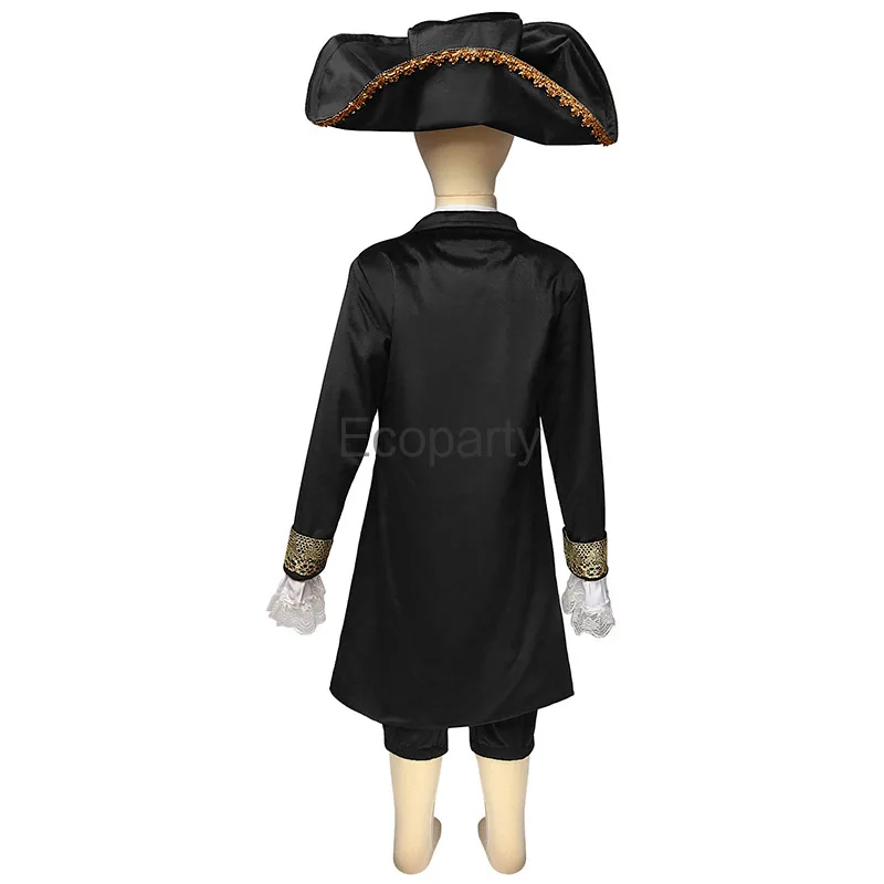 18th Century Revolution Colonial Outfit For Kids Boys Victorian Renaissance Tudor Prince Cosplay Costume Halloween Party Clothes