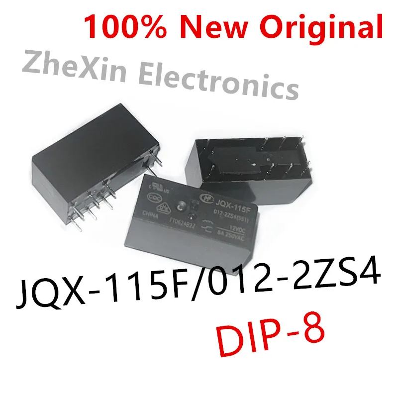 10PCS/Lot  JQX-115F/024-2ZS4 、JQX-115F/012-2ZS4 、JQX-115F/005-2ZS4  New Power Relay  JQX-115F-012-2ZS4 、JQX-115F-024-2ZS4