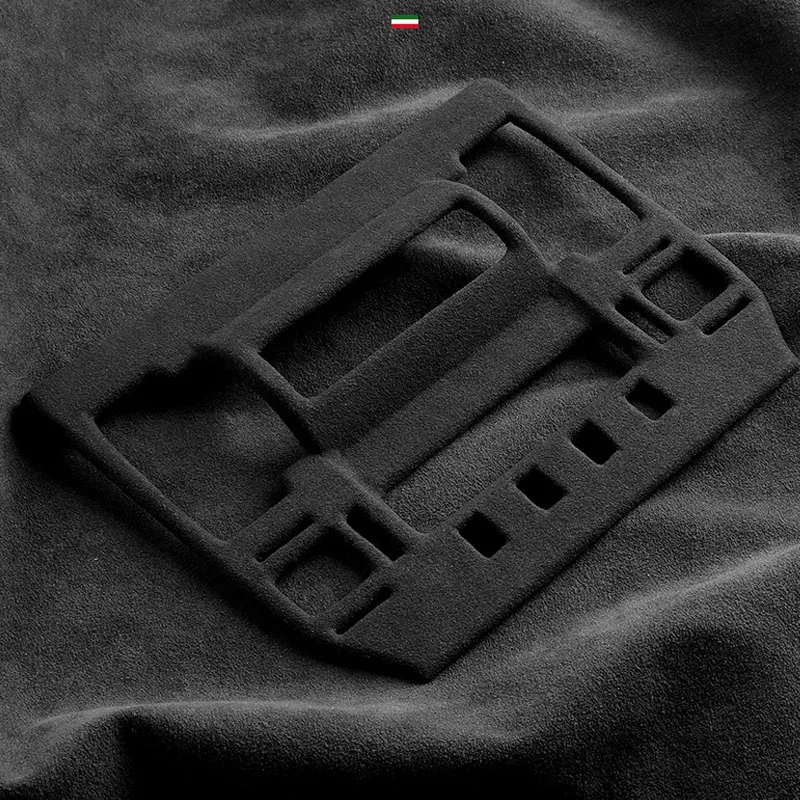 

For Great Wall WEY Tank 300 2025 2026 Leather Car Gear Shift Knob Panel Cover Suede Cap Protective Mat