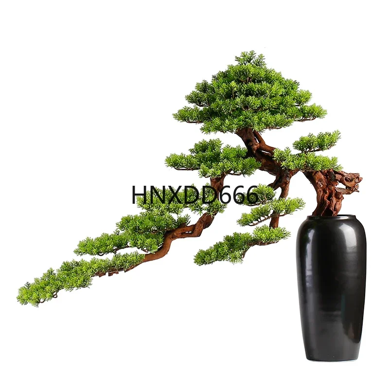 Simulated welcome pine ornament red maple bonsai