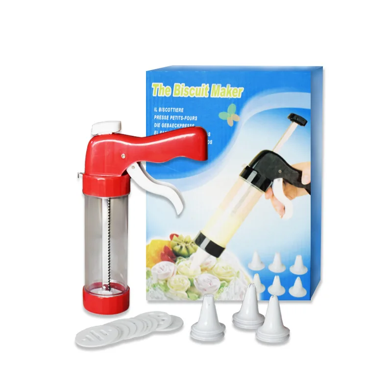 Multifunctional Cookie Mold Icing Gun Set Cream Piping Nozzle Baking Tools