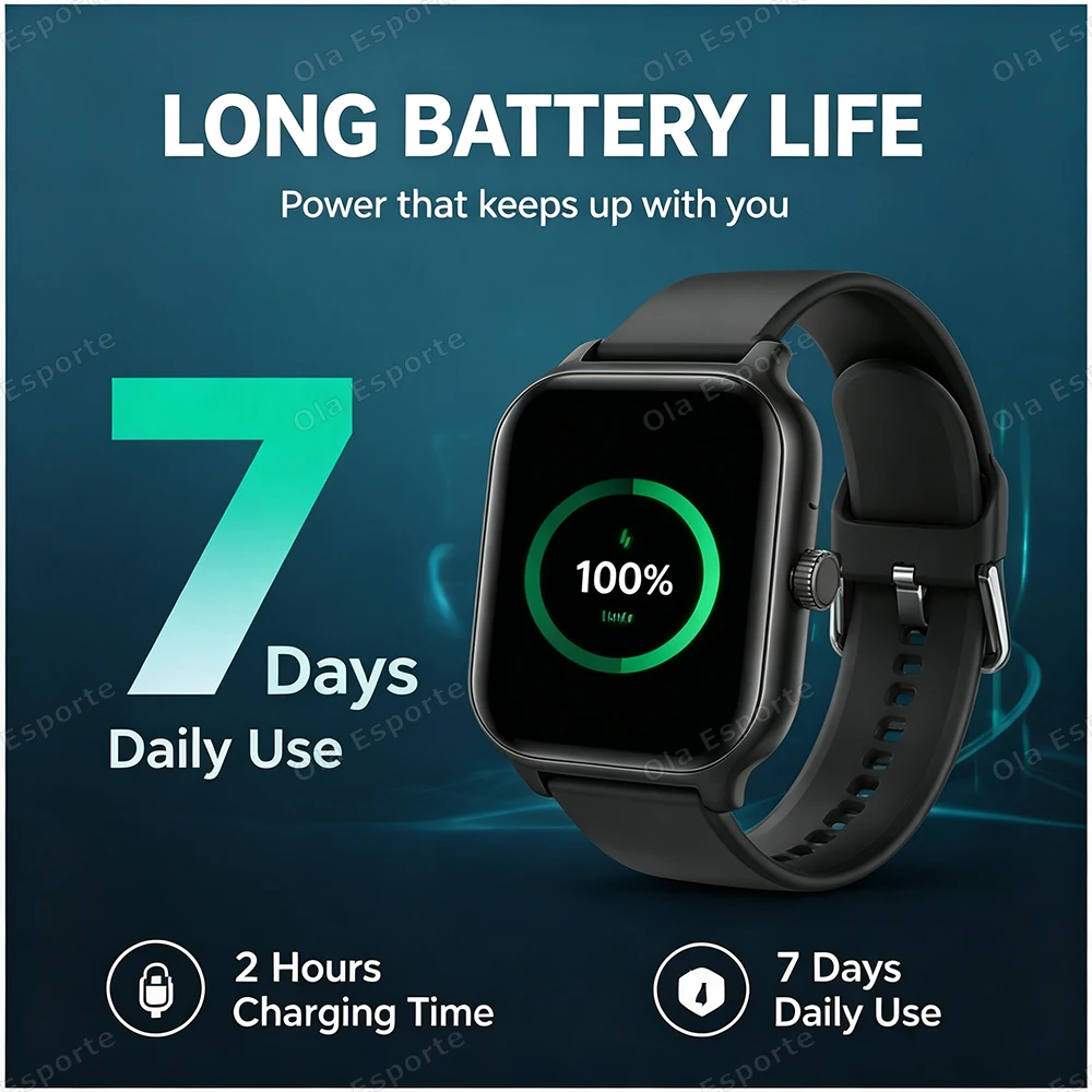 Sport-Smartwatch 2026 Neu für Männer und Frauen HD Bluetooth-Anruf Herzfrequenz-Aktivitäts-Tracking Fitness-Smartwatch für Urlaubsgeschenke Ht30 – Detail 9