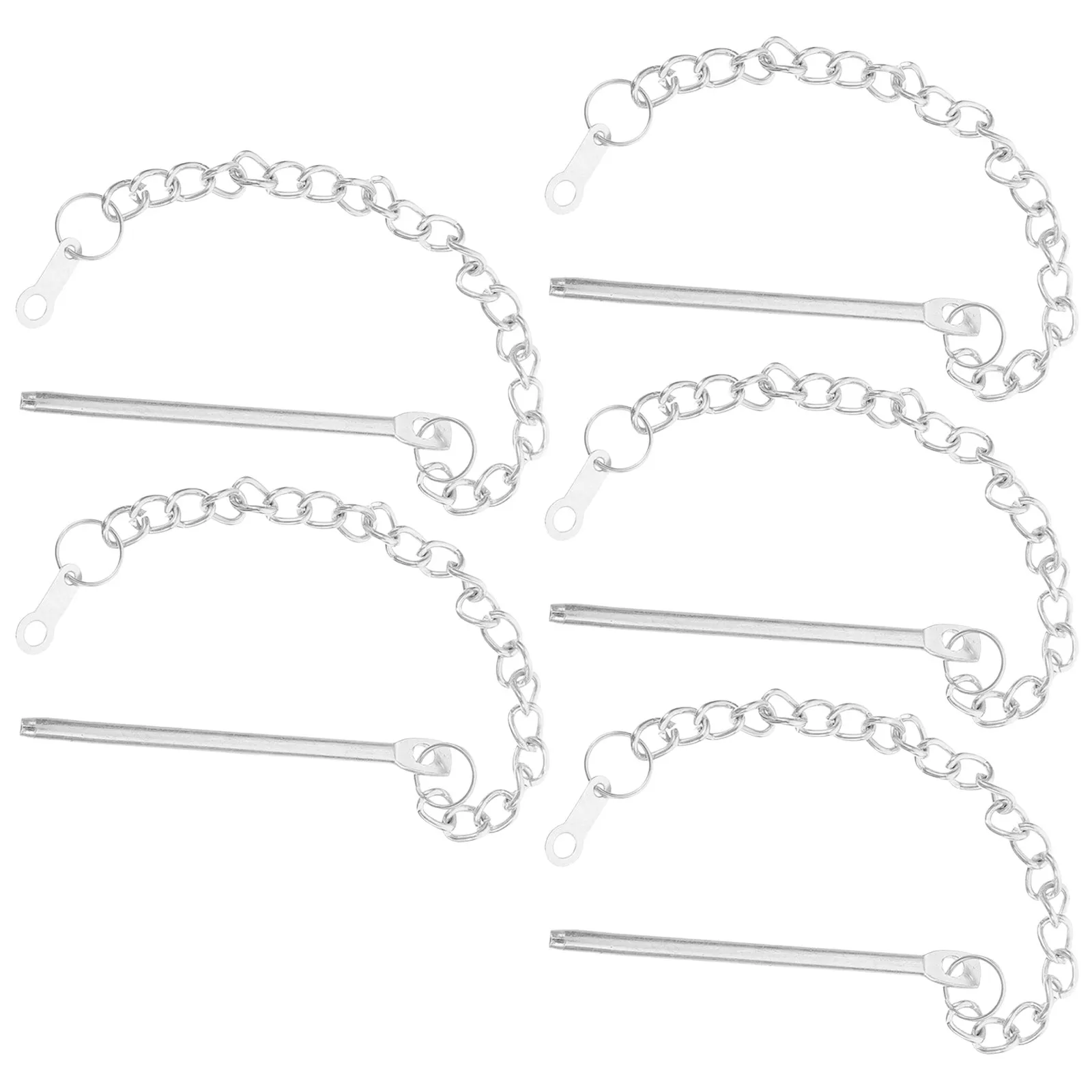 5Pcs Outdoor Umbrella Pin Chain Stable Fasteners Replacement Part Patio Parasol Fixing Accessory Garden Terrace Sunshade