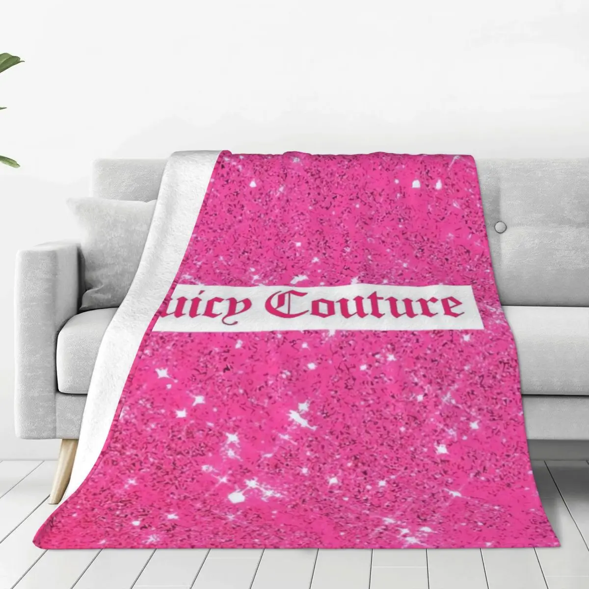 J-Juicy-C-Couture blankets Warm Flange blankets Soft and comfortable blanket picnic blanket birthday gift