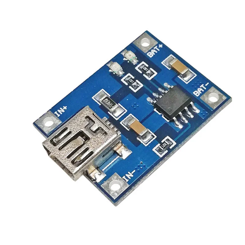 Mini Micro Type-c USB 5V 1A 18650 TP4056 Lithium Battery Charger Module Charging Board With Protection Dual Functions 1A Li-ion