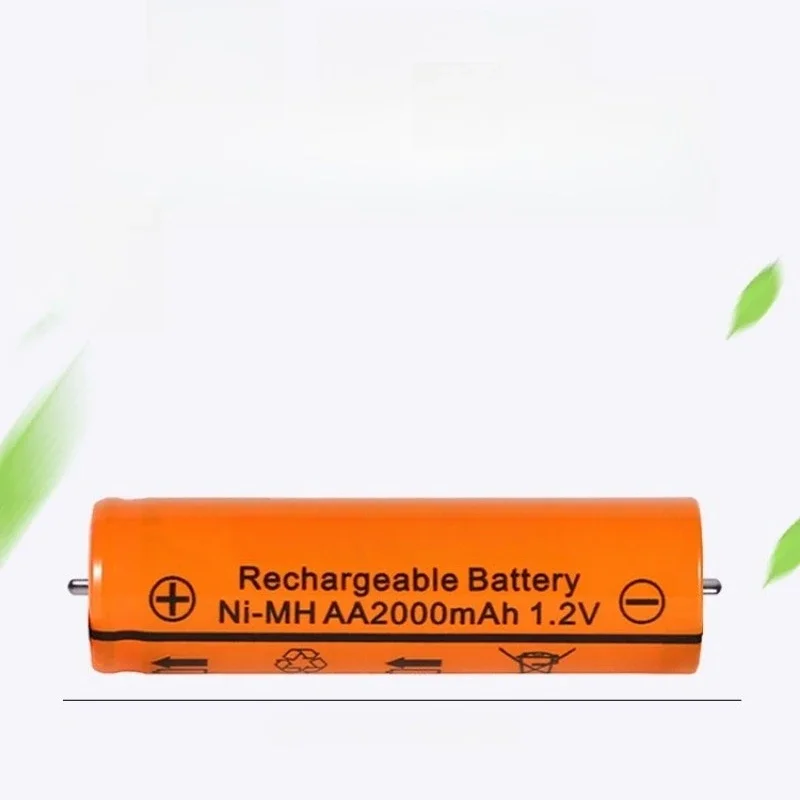 2PCS 1.2V 2000mAh AA600 Replacement Accessories for Braun Shaver Batteries S3 Series 320S-4 340S-3 350CC-5 3050S