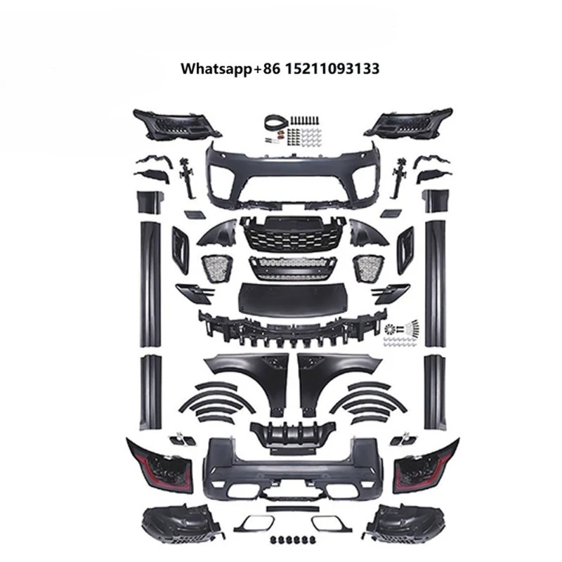 High Quality Black OEM ODM Car Auto Part Body Modification Upgrade Kit for Sport 2014 up Sport 2018 SVR