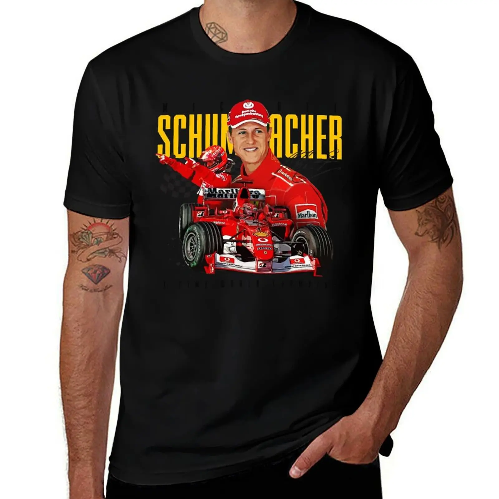 

Mícháél Schúmáchér T-Shirt cotton t shirt man printed t shirts for man T-Shirt