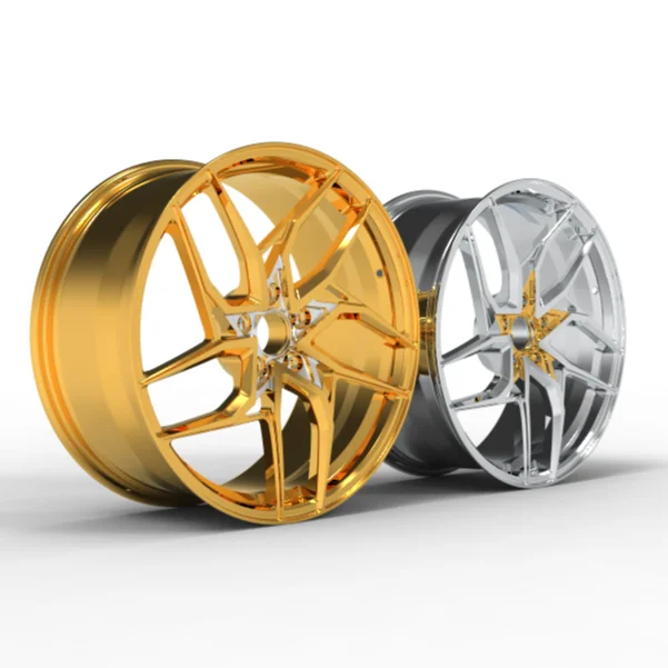 

Bright Wheels Car Custom Design Alloy Rims 18-22 Inch 5 Holes Forged Wheel Aero-forged Aluminium Alloy 6061-T6 Car Hubs