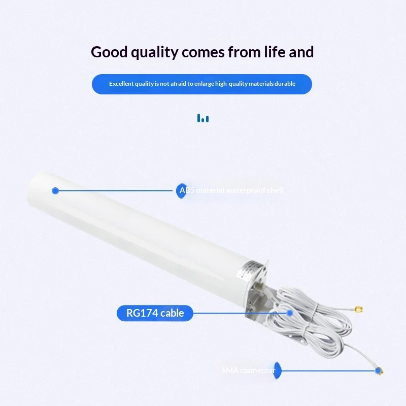 Antena zewnętrzna wielokierunkowa 5G/4G/LTE/GSM, antena o wysokim zysku 18dBi, 600-6000MHz do wzmacniania sygnału telefonu komórkowego. — zdjęcie produktu 4