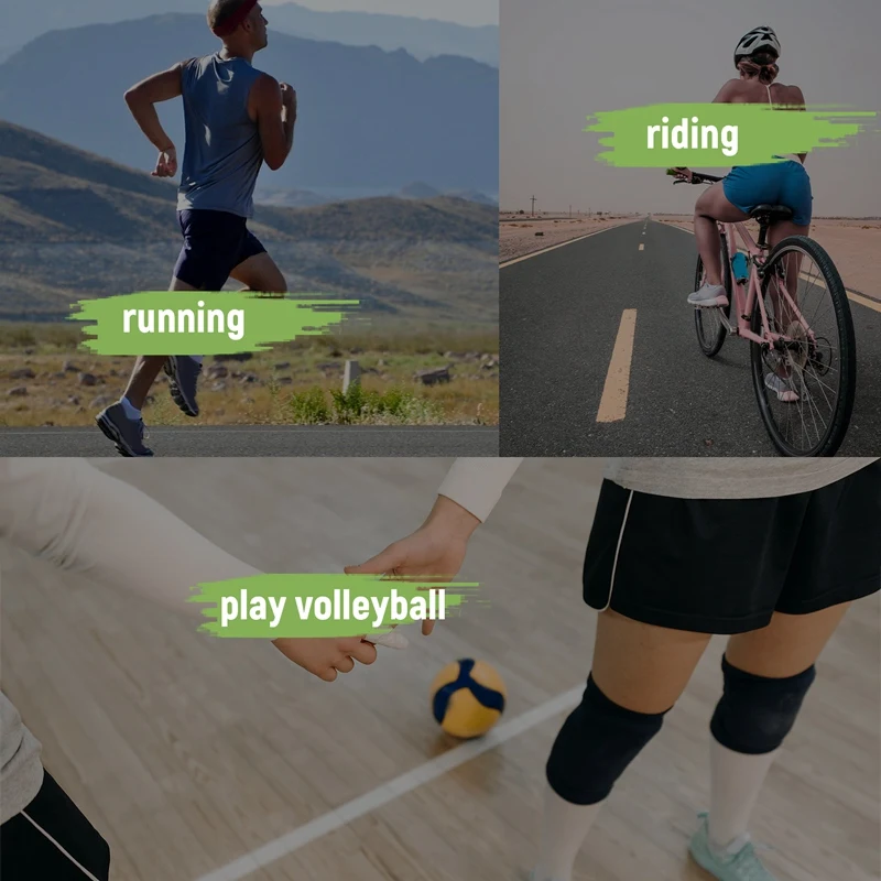 Rodillera deportiva transpirable para baloncesto y fútbol, rodilleras de alta elasticidad para voleibol, soporte de entrenamiento, protección