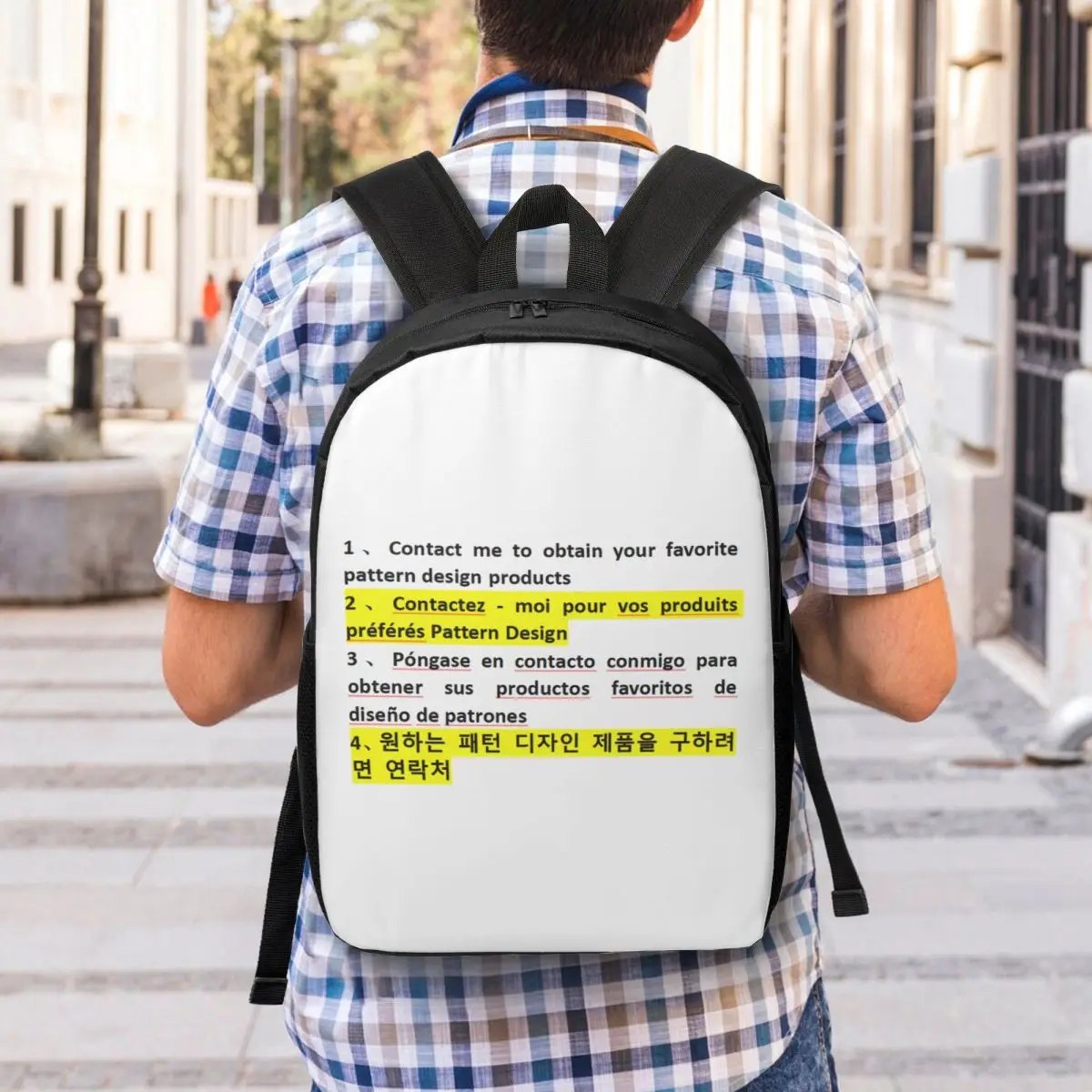 

Customized Custom Woman Backpacks Boys Girls Bookbag Fashion Students School Bags Portability Travel Rucksack Shoulder Bag