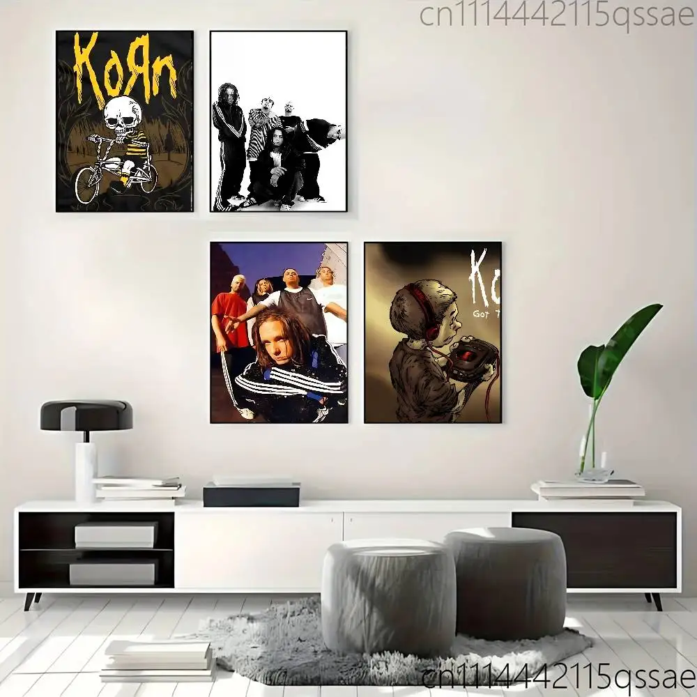 Rock Band K-Korn Poster Art Print Anime Style Home Decor Ideal Gift Perfect Room Decor