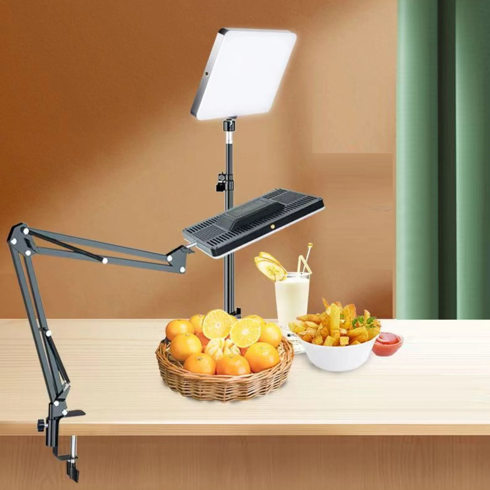 LED Photographic Lamp Jewelry Direct Lighting Lamp Desktop recording Video Lamp still Life Photo Food Photo