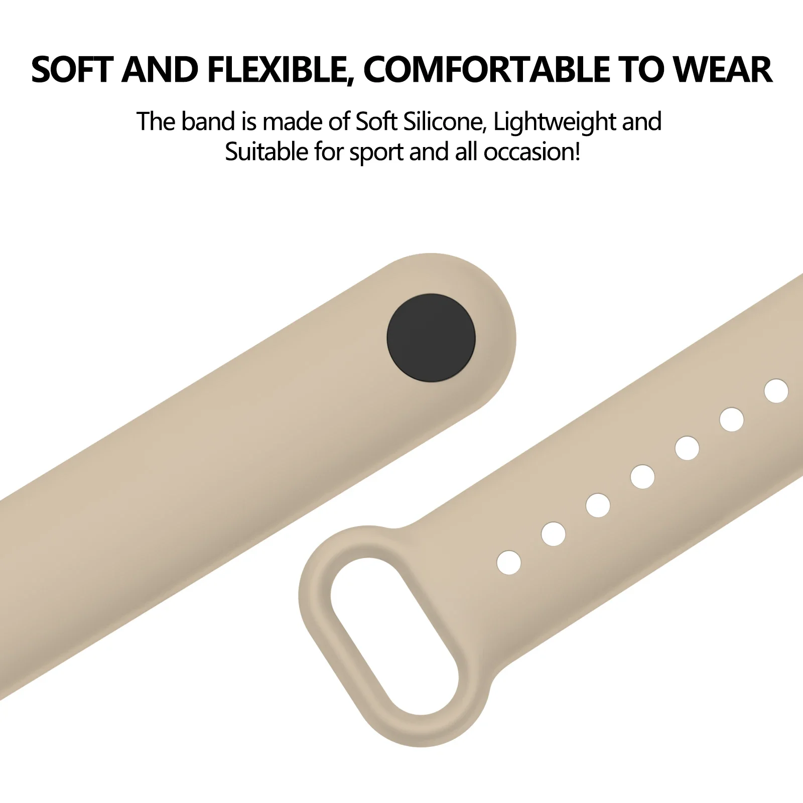 Per Xiaomi Mi Band 10 9 8 cinturino cinturino cinturino sportivo in silicone morbido cinturino in gomma per Xiaomi Miband 8 9 accessori NFC