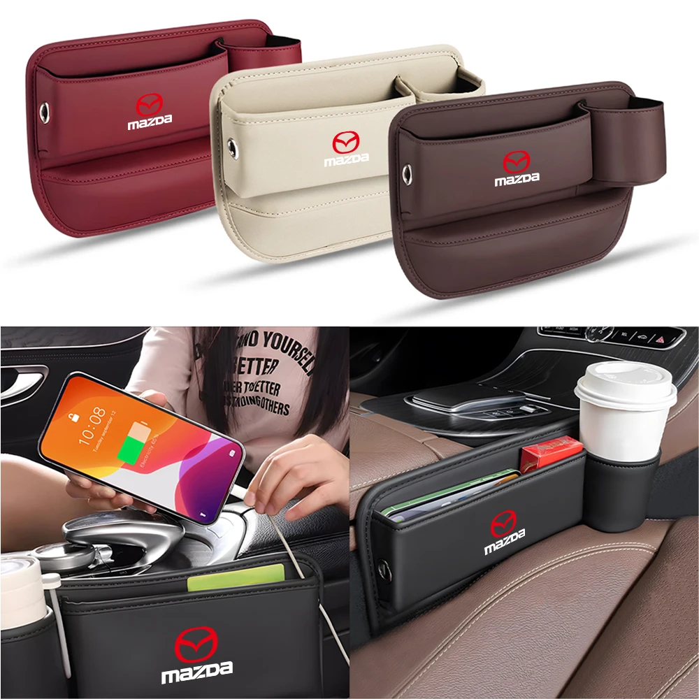 Leather Car Seat Ga… - image