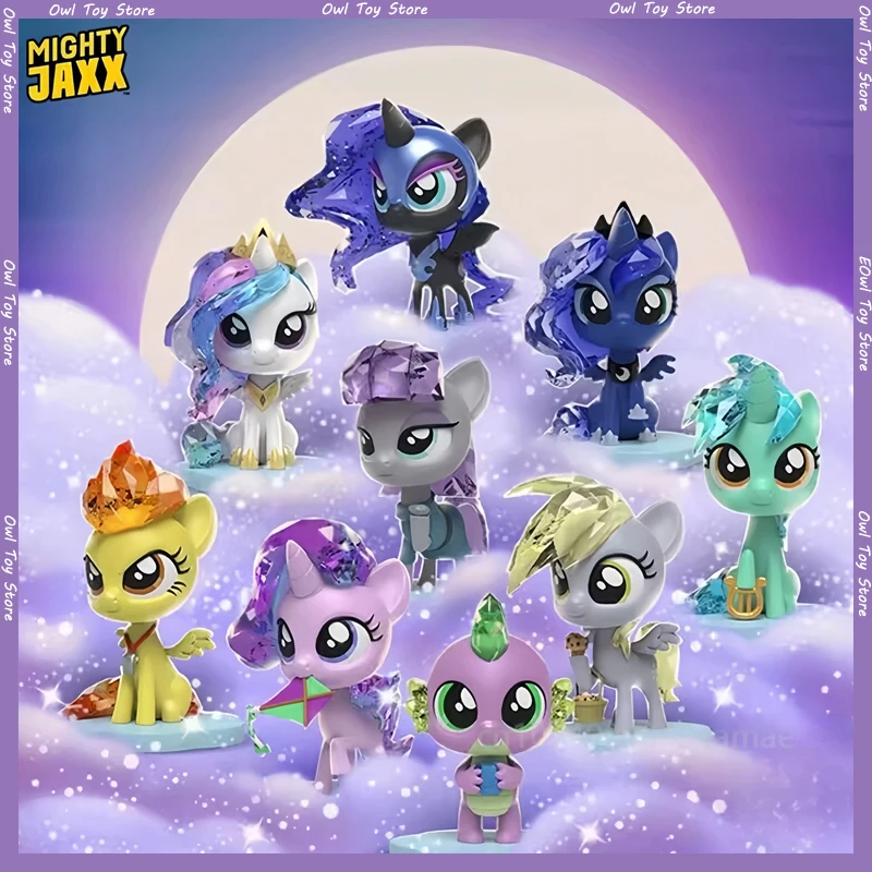 

My Little Pony Figure Original Kwistal Fwenz Series Blind Box 1/8pcs Mystery Box Cute Cartoon Decor Toy Kids Surprise Gifts