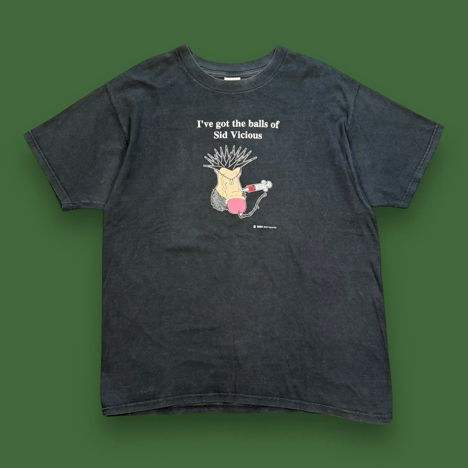 Vintage 2000 Sid Vicious Sex Pistols I’ve Got Sid Vicious Balls Shirt Men’s XL