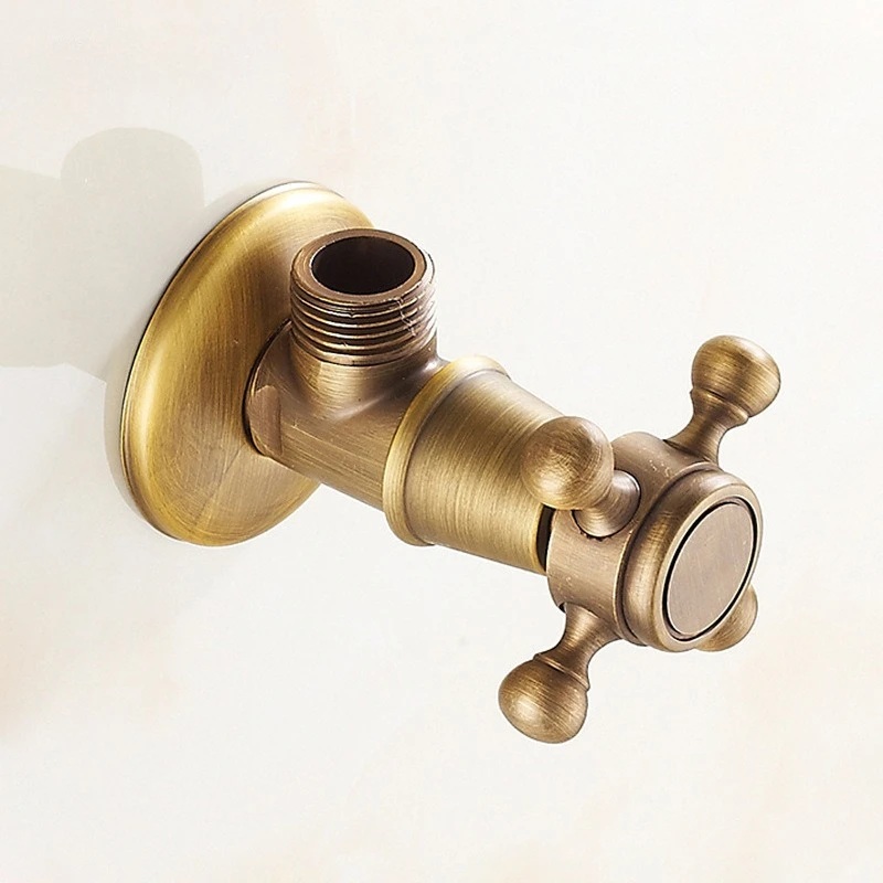 Bronze Triangle valve Water control  Antique triangle The tap water Sewer