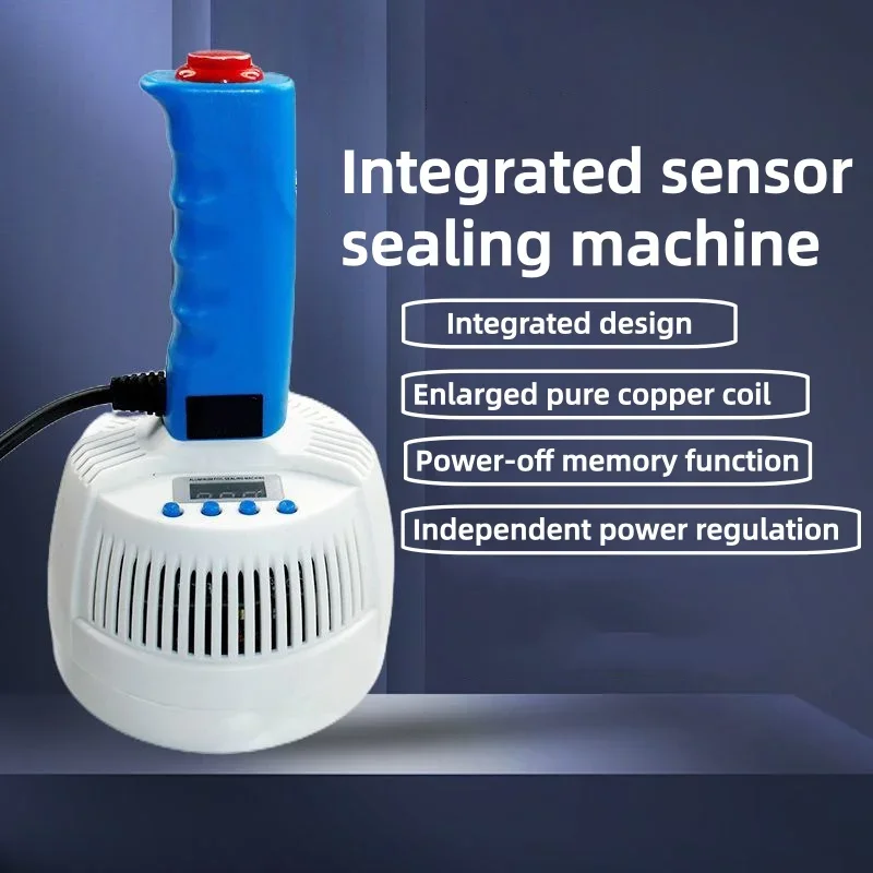 Portable Handheld Induction Sealing Machine Digital Time & Power Control Electromagnetic Aluminum Foil Liner Sealer