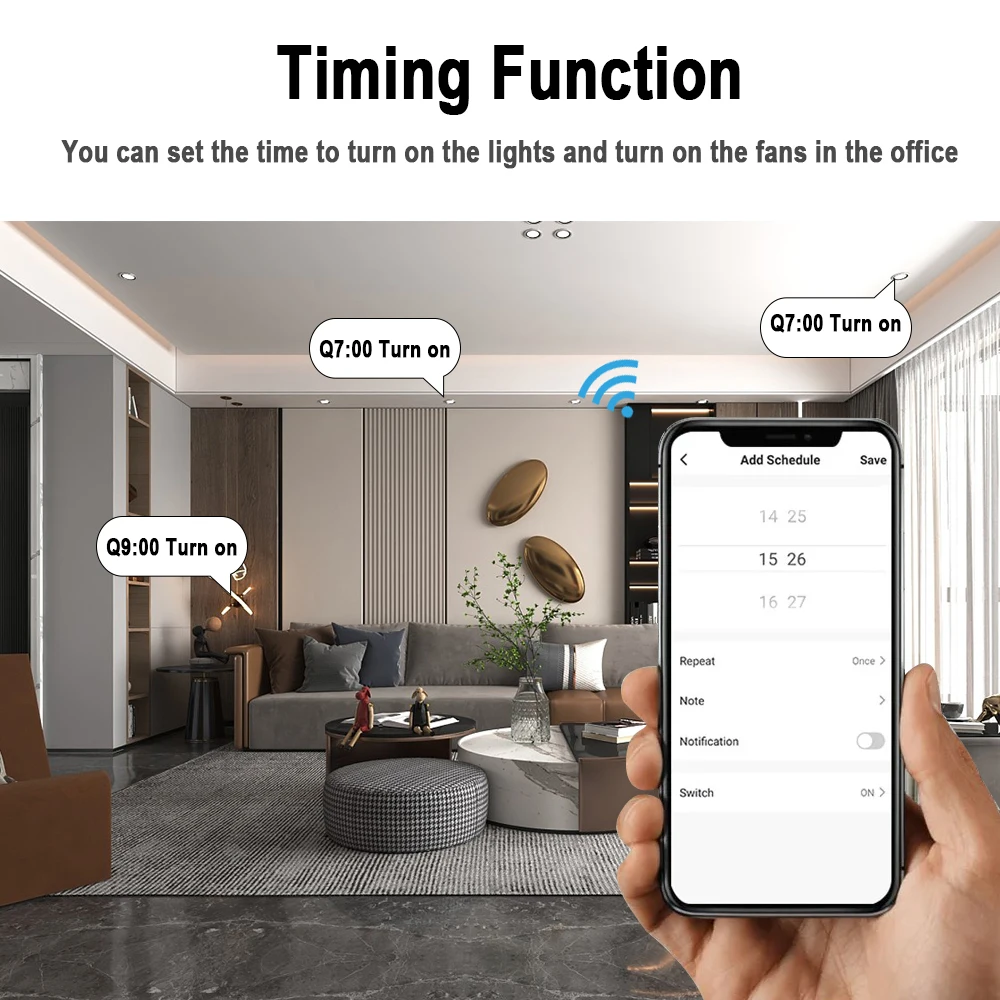 Modul Mini WiFi Interrupteur D'éclairage Sans Fil TUYA APPcommande Interrupteur Maison Intelligente Avec Alexa Google Home
