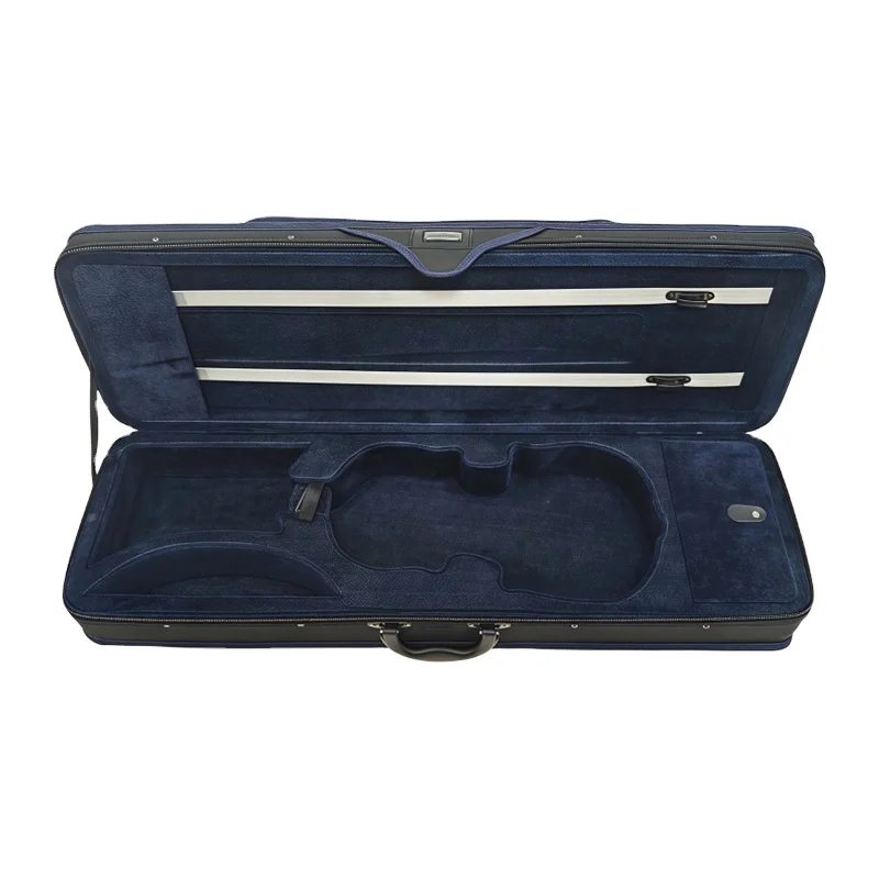 

Manufacturer supplies basic square violin cases, inlaid sheet music, a full range of models including bassoon