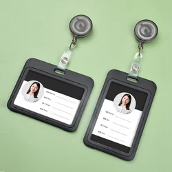 Funda para tarjeta de crédito para hombre y mujer, soporte para insignia, cordones, enfermera, estudiante, etiqueta de nombre, soporte para tarjeta de identificación, 1 unidad