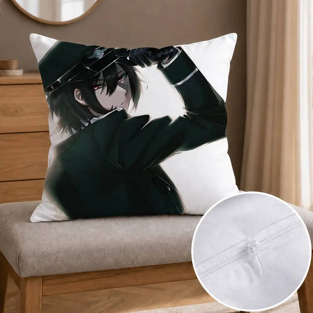 Yuri B-Briar Double-sided Printed Square Decorative Cushion Cover for Sofa Living Room Home Decor