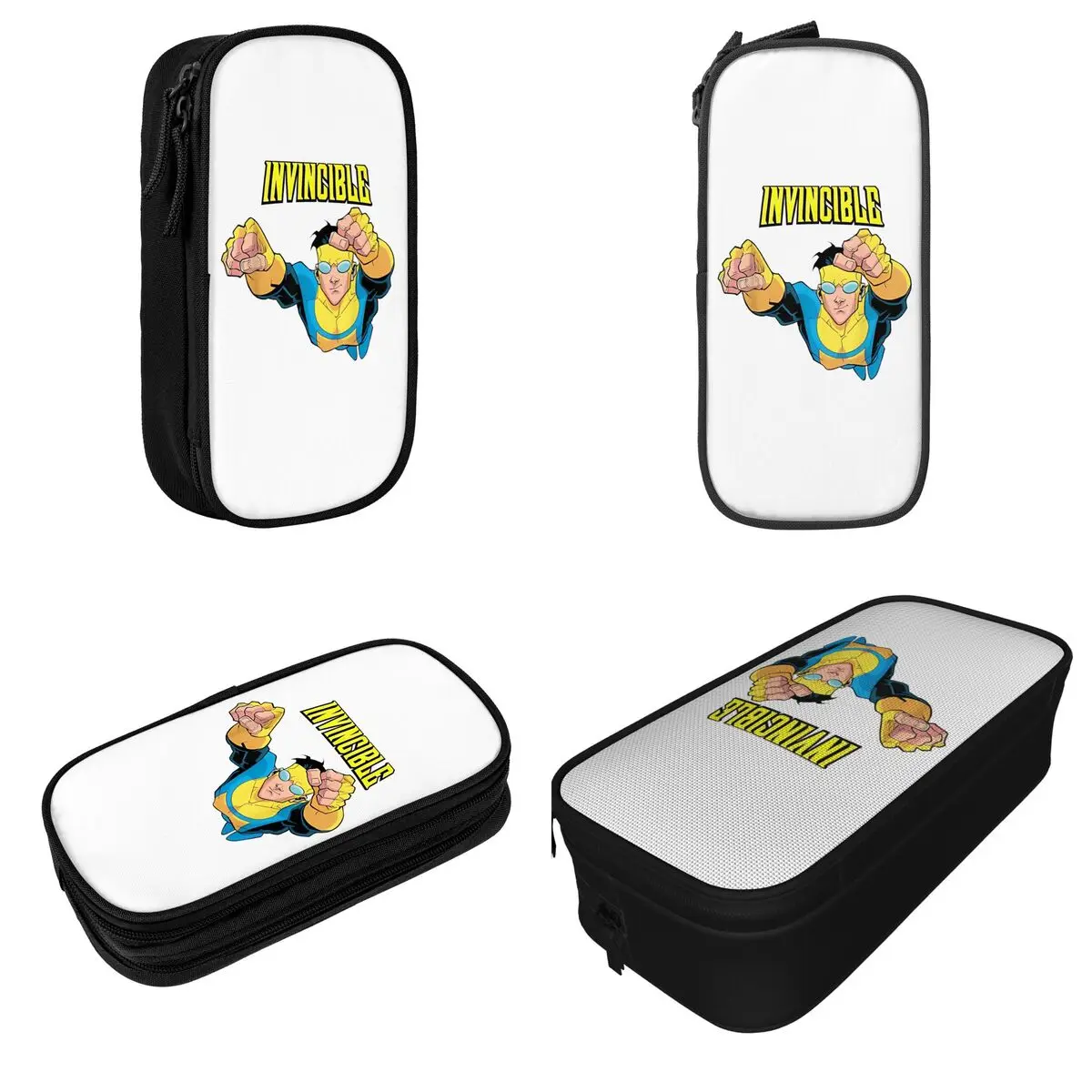 Classic Invincible Hero Man Pencil Cases Pencilcases Pen Holder for Student Large Storage Bags Students School Gifts Stationery