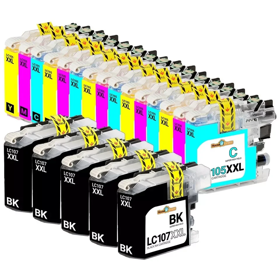 20PK LC107 LC105 XXL BCMY Ink Cartridges for Brother MFC-J4310DW J4410DW J4510DW