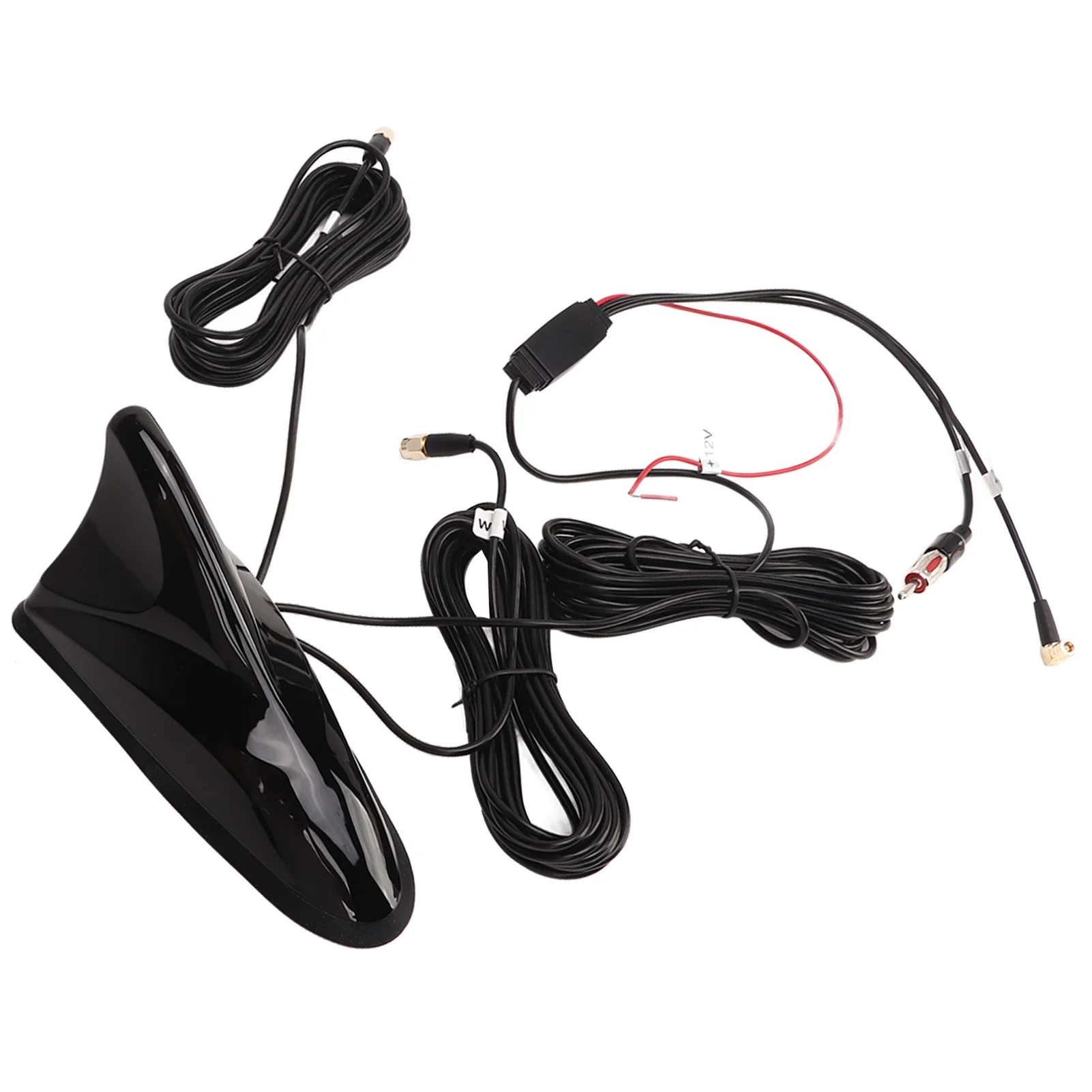 12V Shark Fin Antenna GPS DAB FM WIFI High Sensitivity 5m Cable Length Universal Radio Aerial Antenna Car Accessories