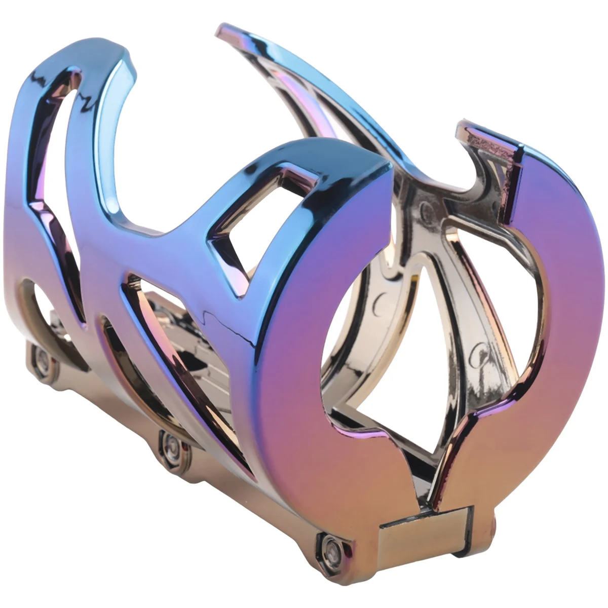 حامل زجاجة مشروبات للدراجات النارية شامل ، كوب ، رف غلاية ، حامل لدراجة ATV ، التيتانيوم الأزرق