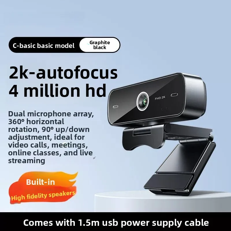 755942K4MP HD-Autofocus-BlackHigh-fidelity speaker + dual microphone sound pickup