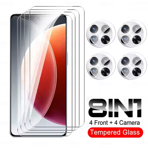 8 in 1 Tempered Glass For Tecno Camon 30 Premier Camera Glass Camon30 Pro 30Premier 30Pro 5G TecnoCamon30 4G HD Screen Protector