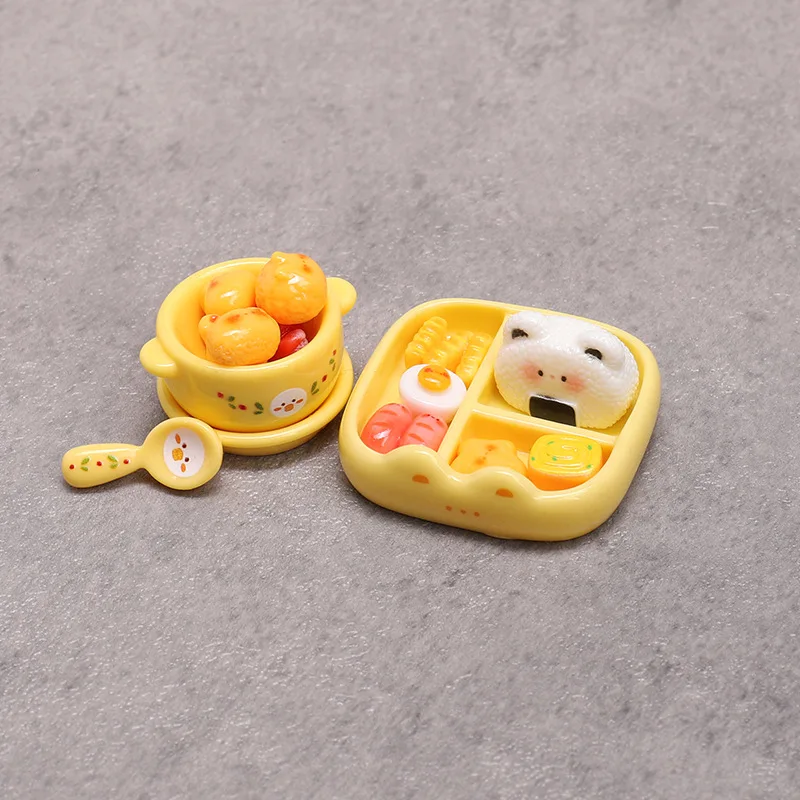 ชุดอาหารจำลองขนาดเล็ก ลายการ์ตูนน่ารัก สำหรับทำอาหารเล่น ของตกแต่งบ้านสุดน่ารัก ลดราคาพิเศษ