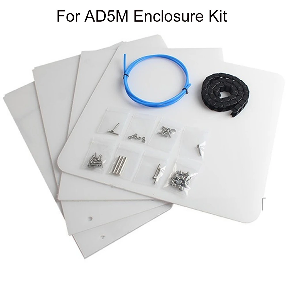 

For AD5M DIY Enclosure Panel Kit With Acrylic Board For Flashforge Adventurer 5M 3D Printer Accessories