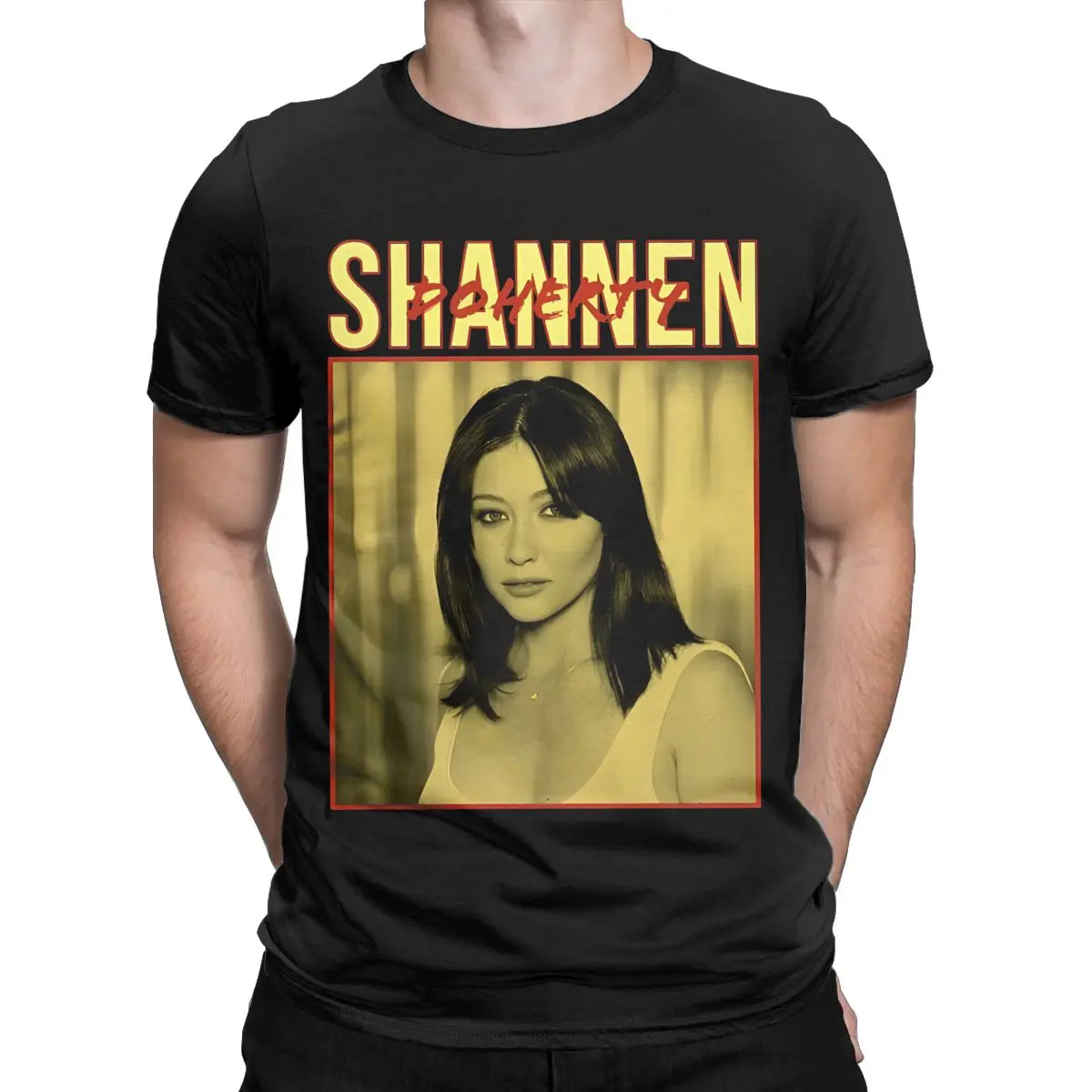 

Amazing Shannen Doherty Retro Style T-Shirts for Men Women 100% Cotton 70s 80s Actress Tee Shirt Classic Clothing