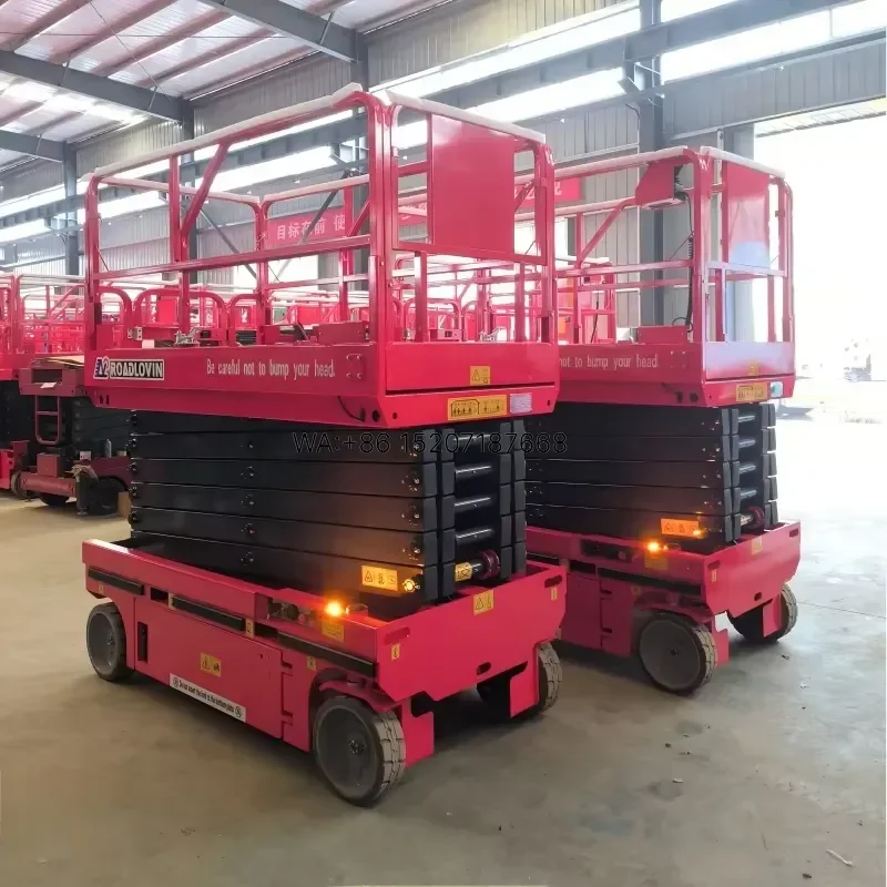 Wmwmnu for ROADLOVIN Hydraulic Scissor Lift Table High Load Capacity CE Certified 12m Rated Construction Lifting