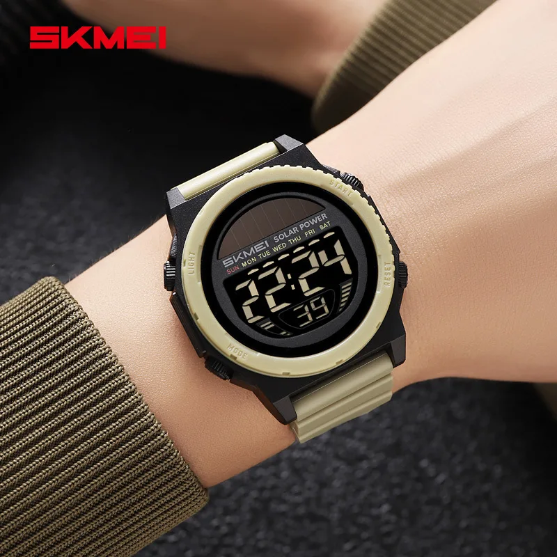 Skmei New Solar Men's Watch Multifunctional Waterproof Electronic Watch Outdoor Electronic Sports Watch