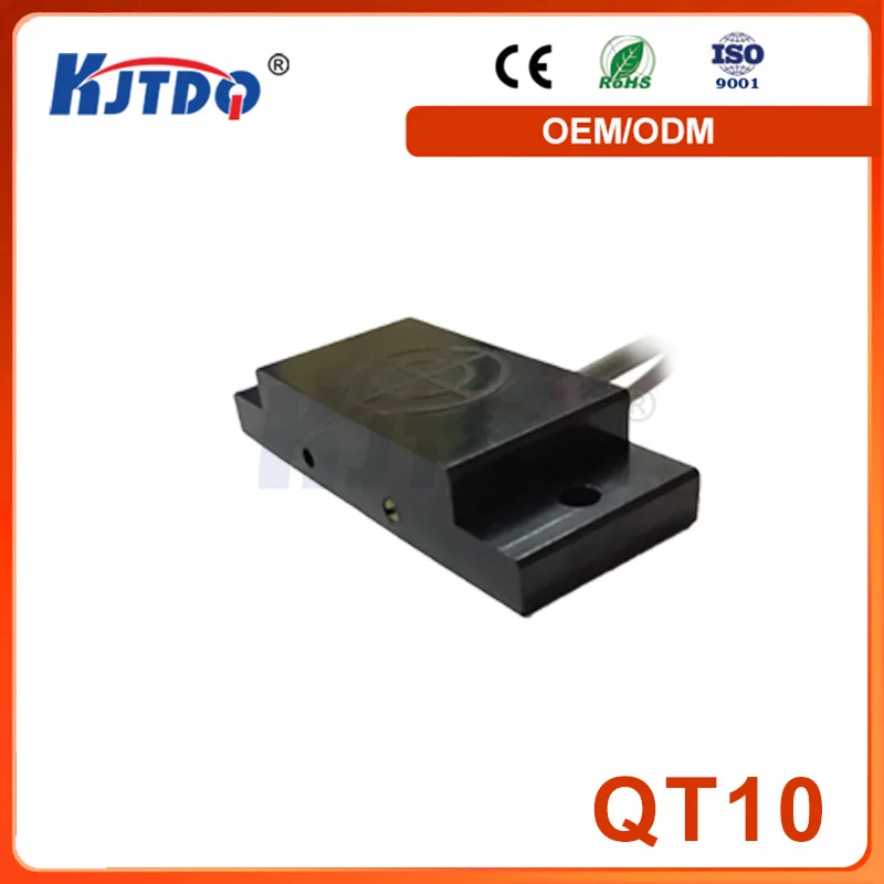 QT10 IP67 Waterproof  ABS 3 Wire 2 Wire NPN PNP NO NC Sn 10m 12V 24V Pipeline Level Sensor Switch with CE