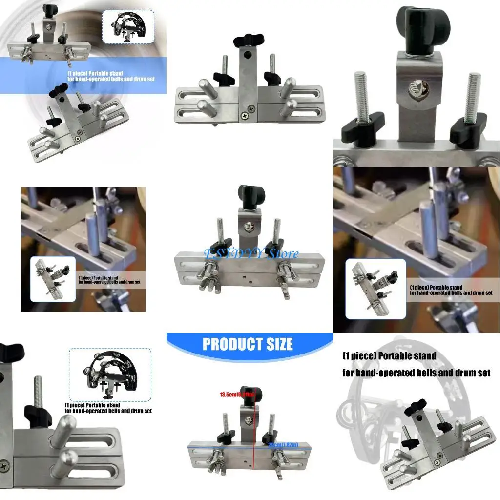 G6DE Snelle installatie Draagbare standaard Verstelbare klem Metalen frame Veilige trommelmontage